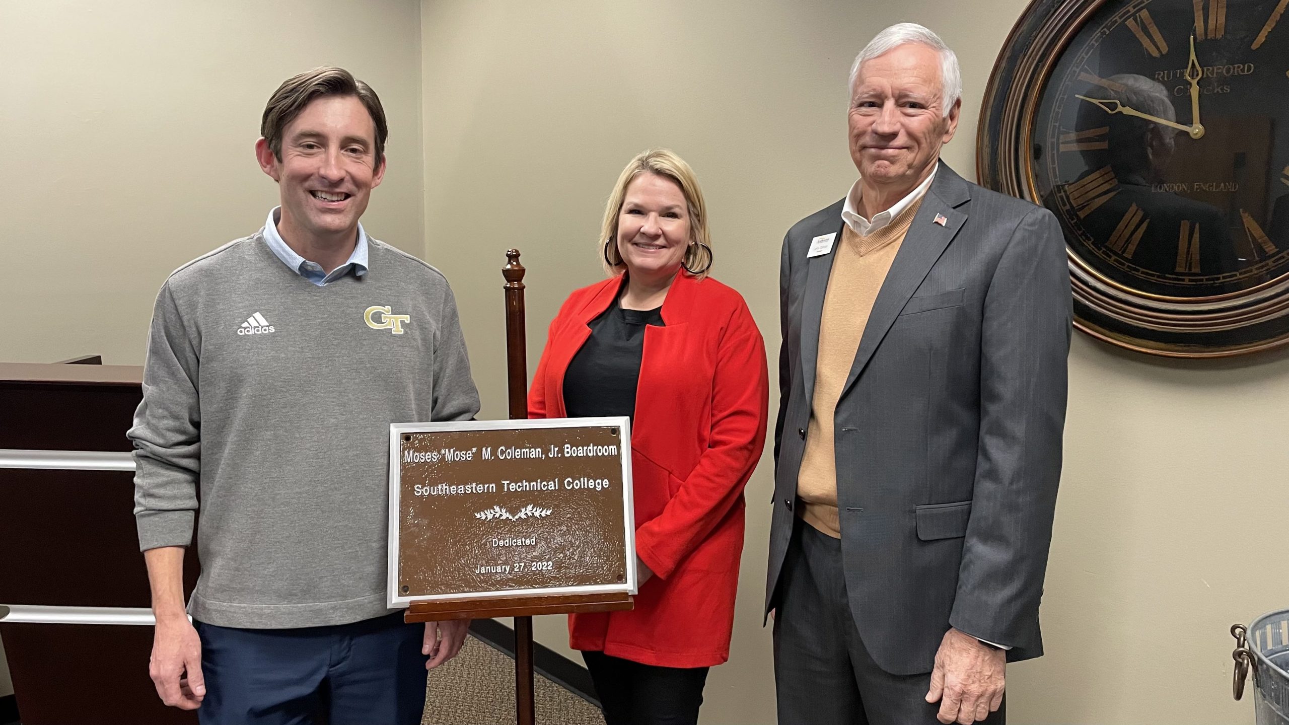 STC Renames Boardroom  In Honor of Mose Coleman