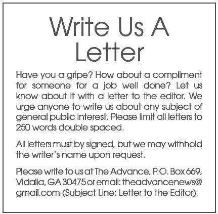 Write Us A  Letter