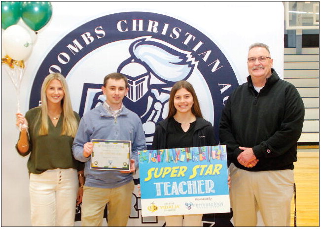 Sellers Named February  Super Star Teacher