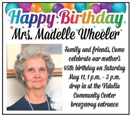 Mrs.. Madelle Wheeler