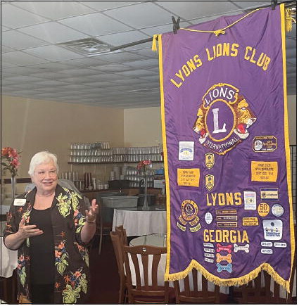 Lyons Lions Club Hosts  Distinguished Guest