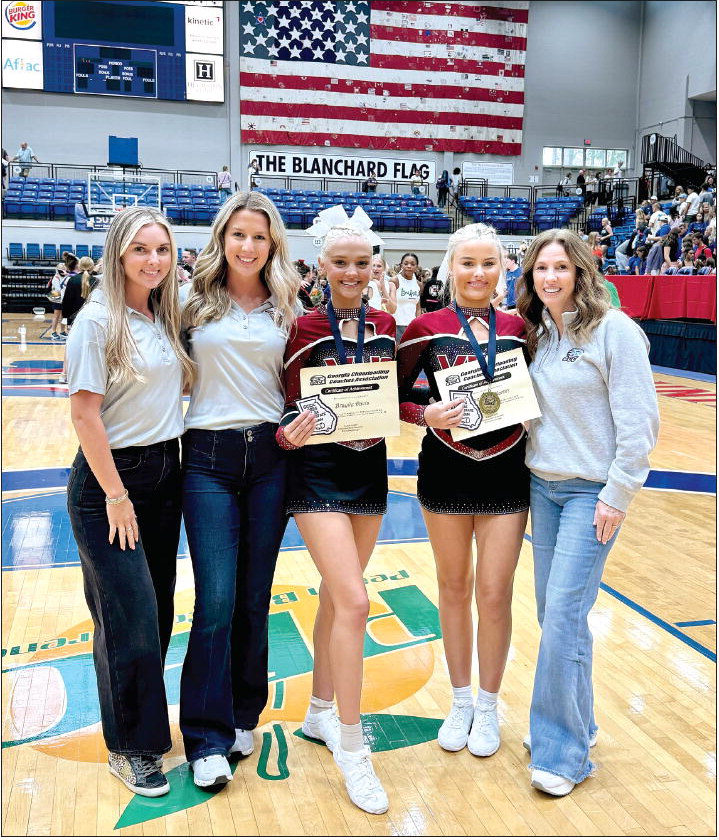 Braylie Davis and AnnaBeth Martin Excel in  Georgia Cheerleader of the Year Competition