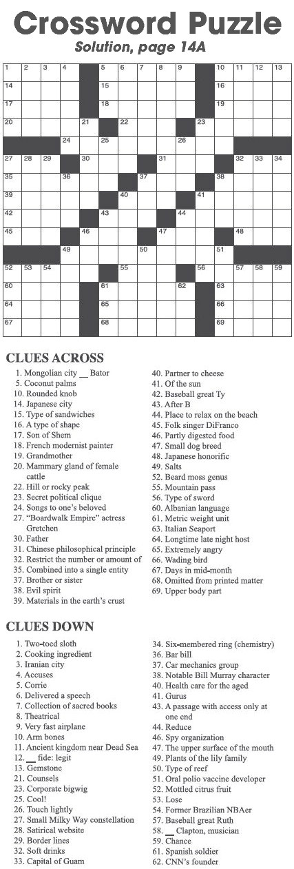 Crossword Puzzle