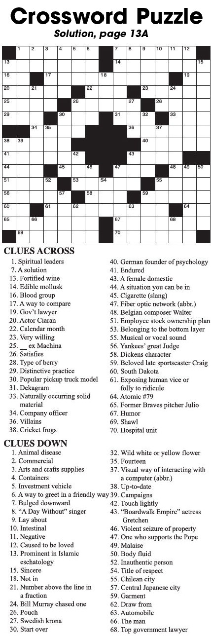 Crossword Puzzle