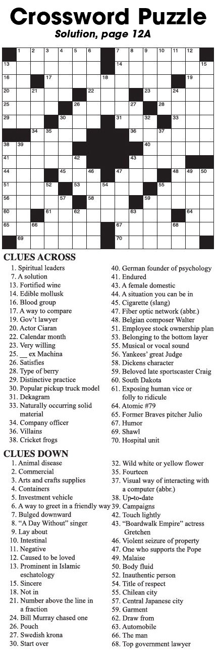 Crossword Puzzle