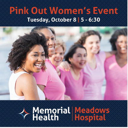 Meadows Hospital to Host “Pink Out” Event to Raise  Breast Cancer Awareness