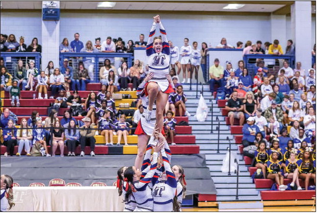 TCHS Cheer Competes