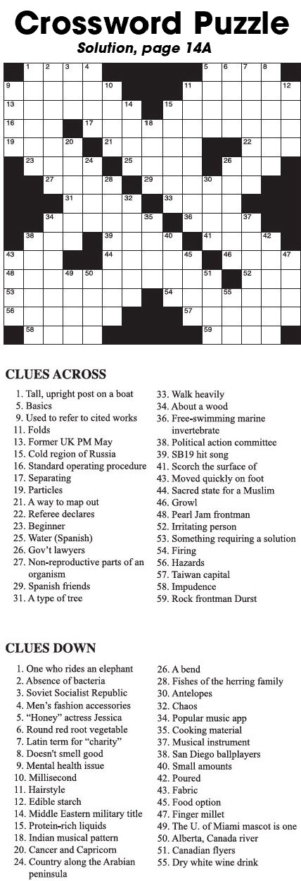 Crossword Puzzle