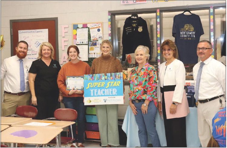 Braddy Named November Super Star Teacher