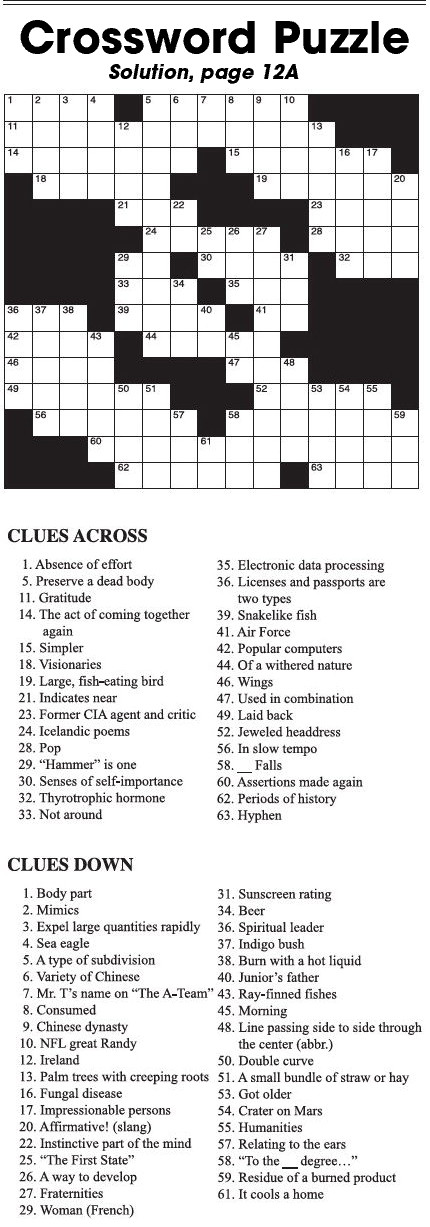 Crossword Puzzle