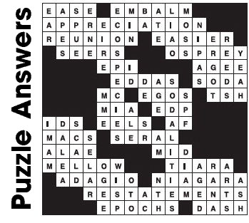 Puzzle Answers