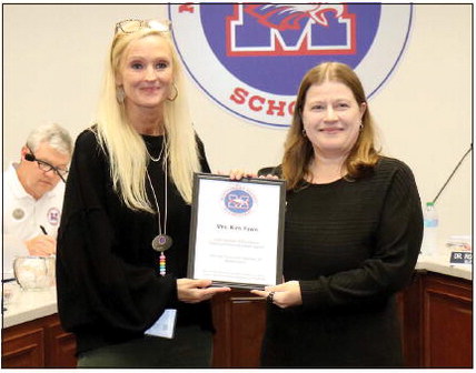 Yawn Receives Excellence  In Teaching of Math Award