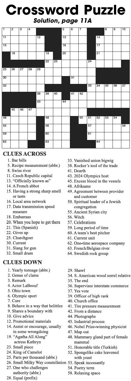 Crossword Puzzle