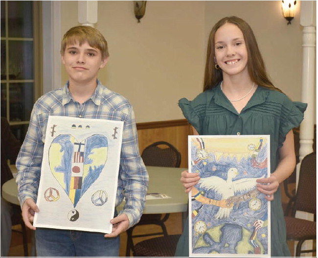 Lyons Lions Club Announces  Winners of Peace Poster Contest