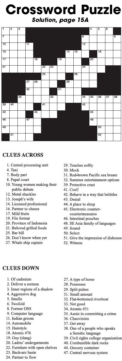 Crossword Puzzle