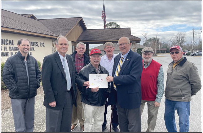 Four Rivers Patriots present 2nd U.S. Flag Certificate