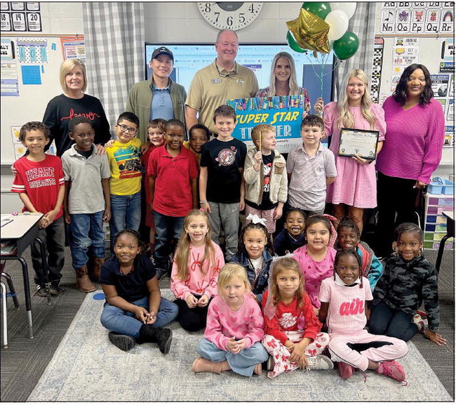 Banks Named February  Super Star Teacher