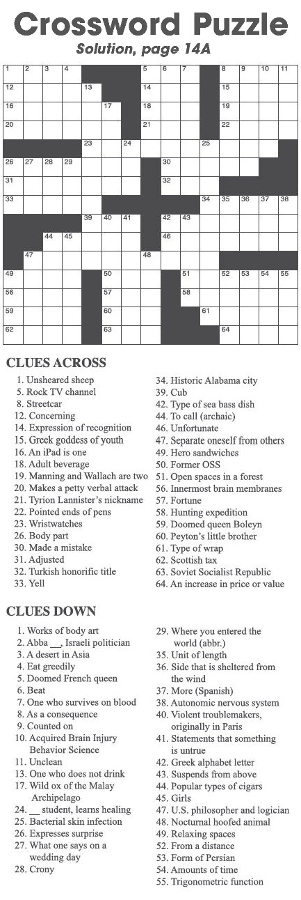 Crossword Puzzle