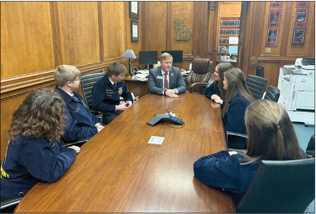 Montgomery County FFA Chapters Visit  State Capitol; Meet with Local Legislators